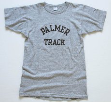 画像2: 80s USA製 Championチャンピオン PALMER TRACK 88/12 Tシャツ 杢グレー M (2)