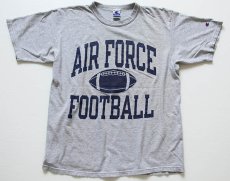 画像2: 00s Championチャンピオン AIR FORCE FOOTBALL Tシャツ 杢グレー L (2)