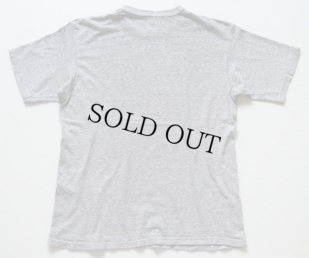 画像3: 90s USA製 Championチャンピオン WISCONSIN 三段中抜き Tシャツ 杢グレー L (3)