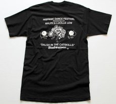 画像2: 80s USA製 Budweiserバドワイザー HISPANIC DANCE FESTIVAL コットンTシャツ 黒 L (2)