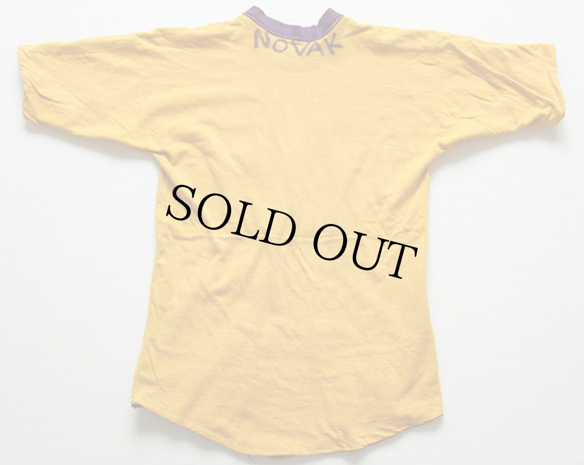 画像2: 80s SCHOOL DISTRICT 274 リバーシブルTシャツ 紫×黄 (2)