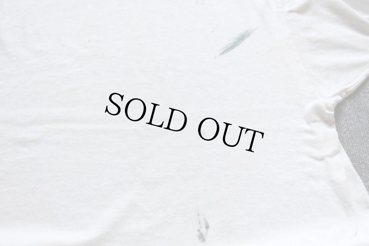 画像7: 90s USA製 Championチャンピオン NFL DENVER BRONCOS フットボールTシャツ ボロ ペンキ飛び 白 XL (7)