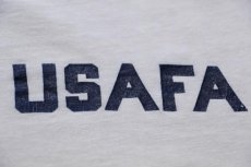 画像5: 80s USA製 Championチャンピオン USAFA コットン リンガーTシャツ 白×紺 S★U.S.AIR FORCE USAF (5)