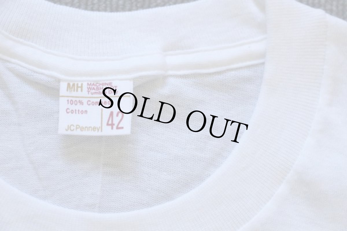 画像3: デッドストック★70s JCPenney 無地 コットンTシャツ 白 42 (3)