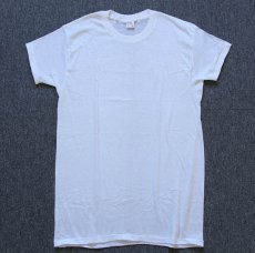 画像2: デッドストック★70s JCPenney 無地 コットンTシャツ 白 42 (2)