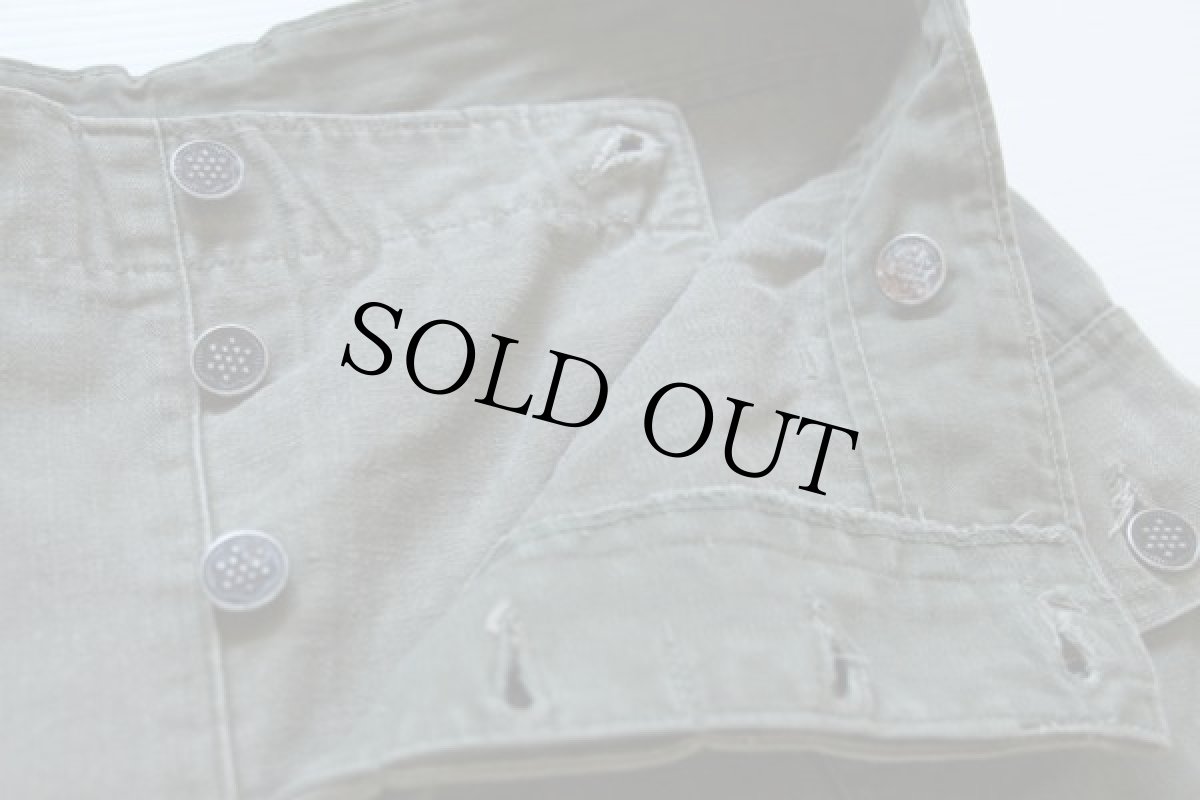 画像3: 40s 米軍 U.S.ARMY M-43 HBT ヘリンボーンツイル カーゴパンツ w32 L33 (3)