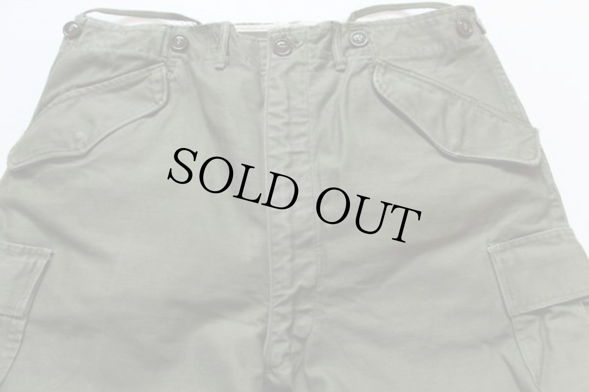 画像2: 50s 米軍 U.S.ARMY M-51 フィールドカーゴパンツ オリーブグリーン M-R (2)