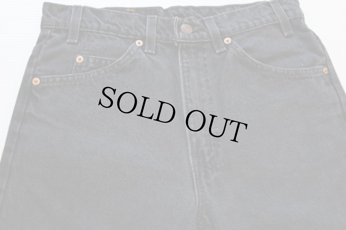 画像2: 90s USA製 Levi'sリーバイス 517 ブラック デニムパンツ w32★ブーツカット  (2)