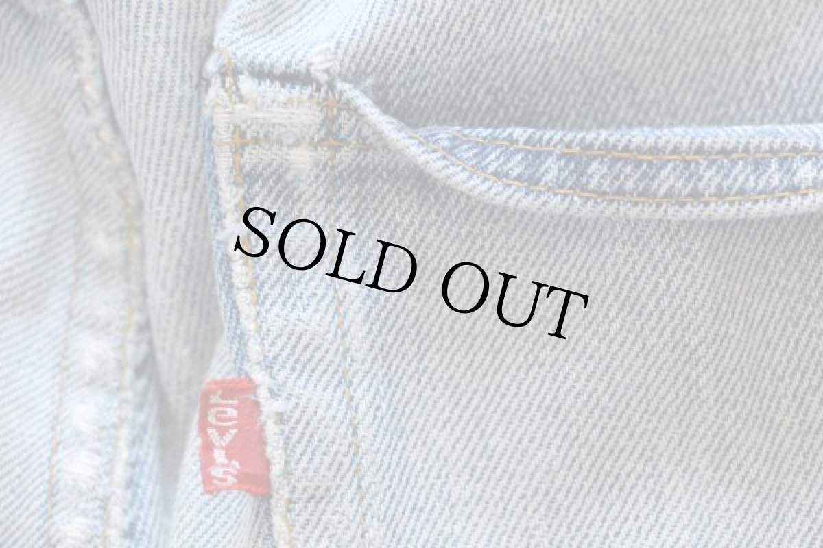 画像5: 70s USA製 Levi'sリーバイス 501 シングル 66前期 デニムパンツ ボロ W33 (5)