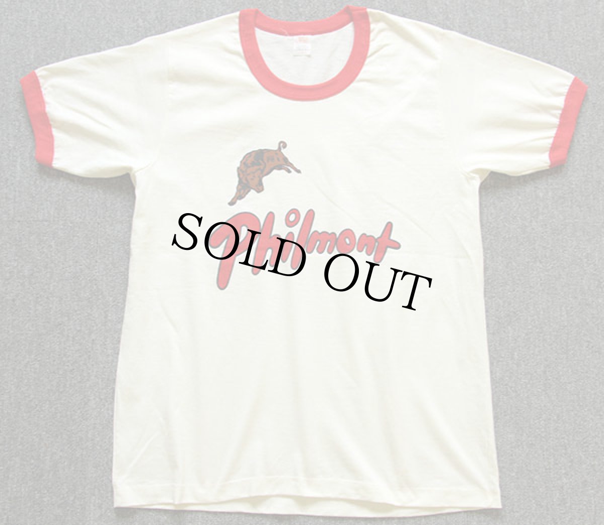 画像2: 70s USA製 BSA ボーイスカウト Philmont 染み込みプリント リンガーTシャツ XL (2)