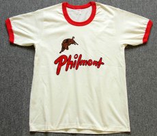 画像2: 70s USA製 BSA ボーイスカウト Philmont 染み込みプリント リンガーTシャツ XL (2)