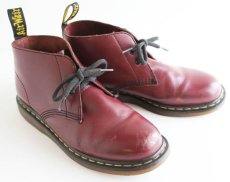 画像1: DR.MARTENSドクターマーチン チャッカブーツ チェリーレッド UK8 (1)