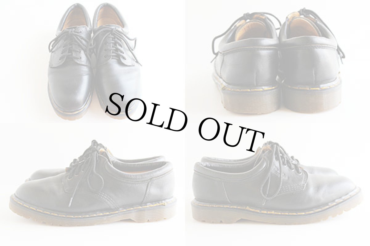 画像2: 英国製 DR.MARTENSドクターマーチン 5ホール レザーシューズ 黒 UK7 (2)