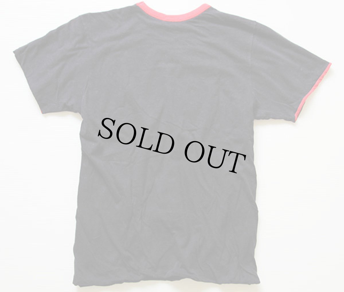 画像2: 80s USA製 Championチャンピオン TEXAS TECH コットン リバーシブルTシャツ 黒×赤 M (2)