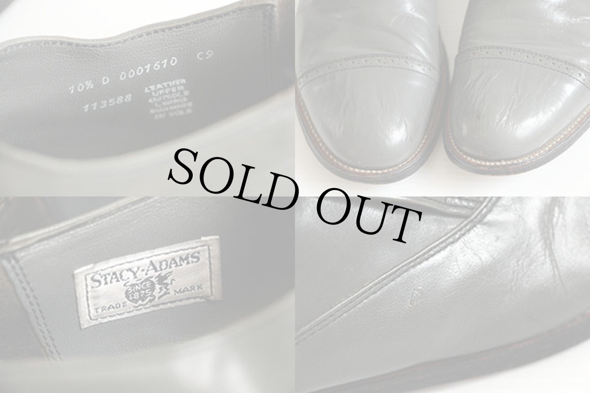 画像5: STACY ADAMSステイシーアダムス ストレートチップ レザーシューズ グレー 10.5D★革靴 (5)