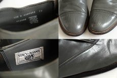 画像5: STACY ADAMSステイシーアダムス ストレートチップ レザーシューズ グレー 10.5D★革靴 (5)