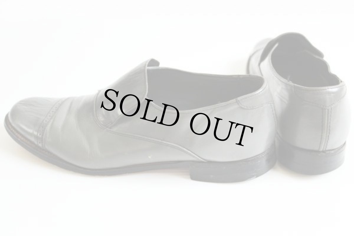 画像2: STACY ADAMSステイシーアダムス ストレートチップ レザーシューズ グレー 10.5D★革靴 (2)