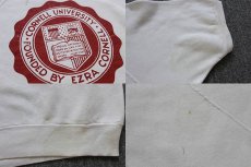 画像3: 70s CORNELL UNIVERSITY 半袖スウェット 白 (3)