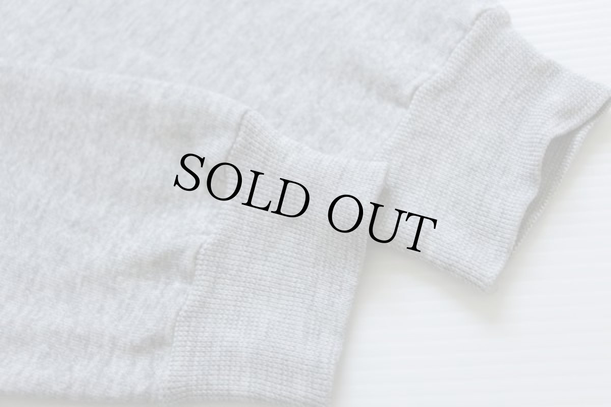 画像5: 80s USA製 Championチャンピオン TENAFLY タイガー 染み込みプリント スウェット 杢グレー L (5)