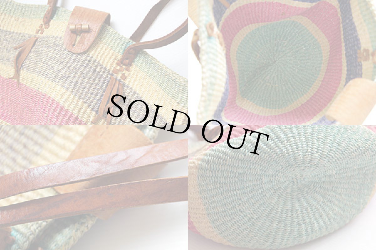 画像3: 編み込み かごバッグ (3)