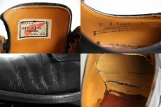 画像5: 80s USA製 REDWINGレッドウイング 9109 レザーシューズ 黒 9E (5)