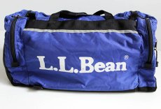 画像2: 90s L.L.Bean 3WAY ナイロン ダッフルバッグ 青 (2)