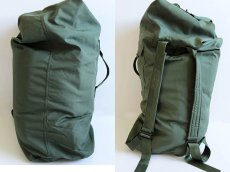 画像2: 90s 米軍 US ポケット付き 2WAY ナイロン ダッフルバッグ (2)