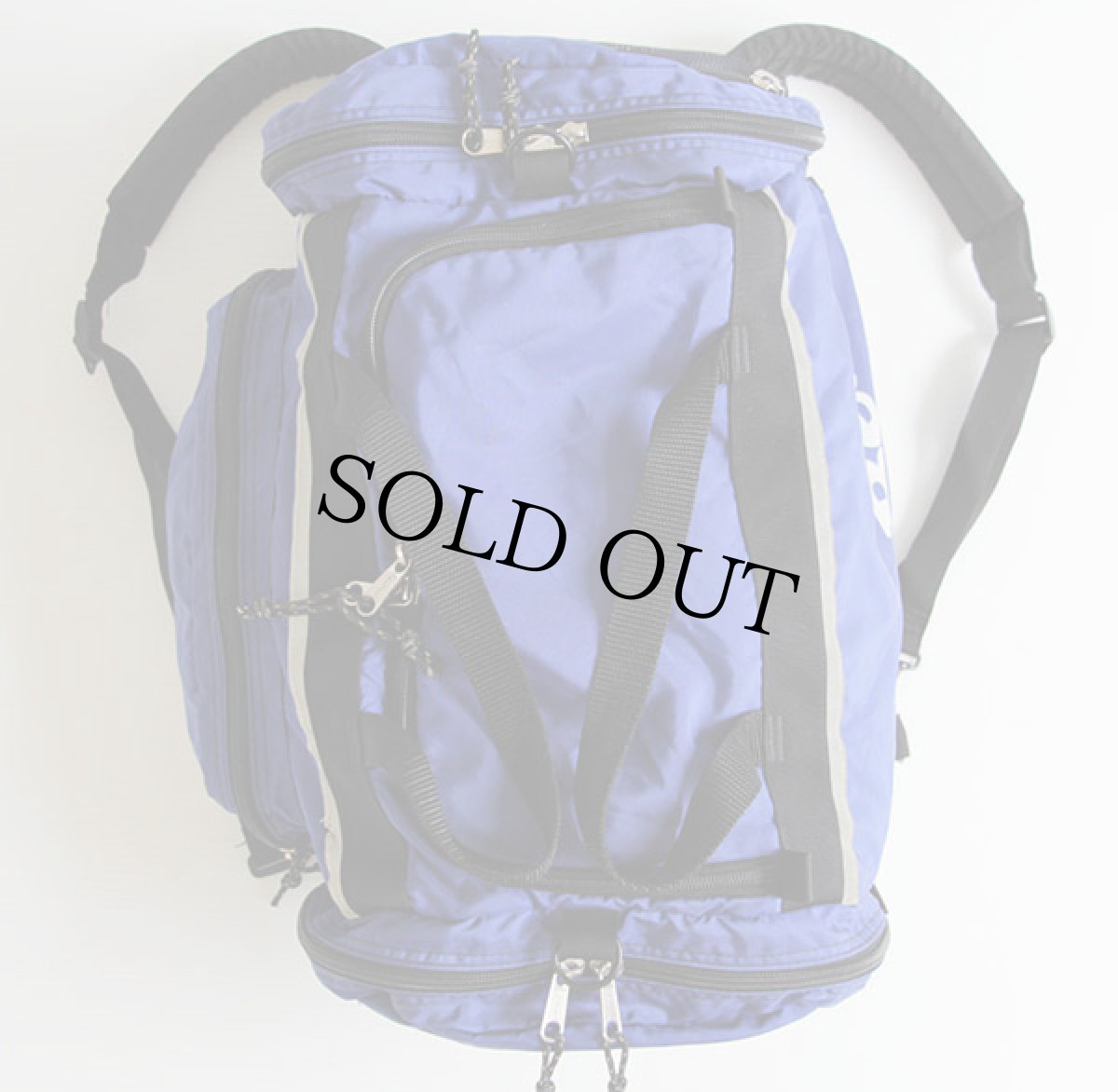 画像3: 90s L.L.Bean 3WAY ナイロン ダッフルバッグ 青 (3)