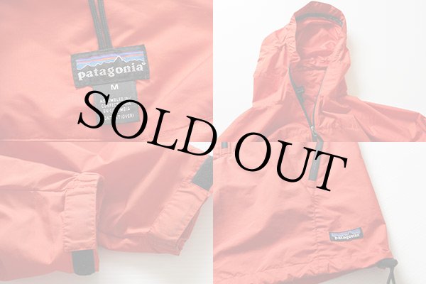 00s patagoniaパタゴニア エッセンシェル プルオーバー ポップオレンジ