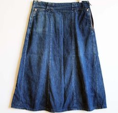 画像1: 50s LEVI'Sリーバイス ショートホーン デニムスカート (1)