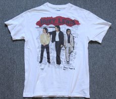 画像2: 80s USA製 Hanes HUEY LEWIS & THE NEWS コットンTシャツ 白 L (2)