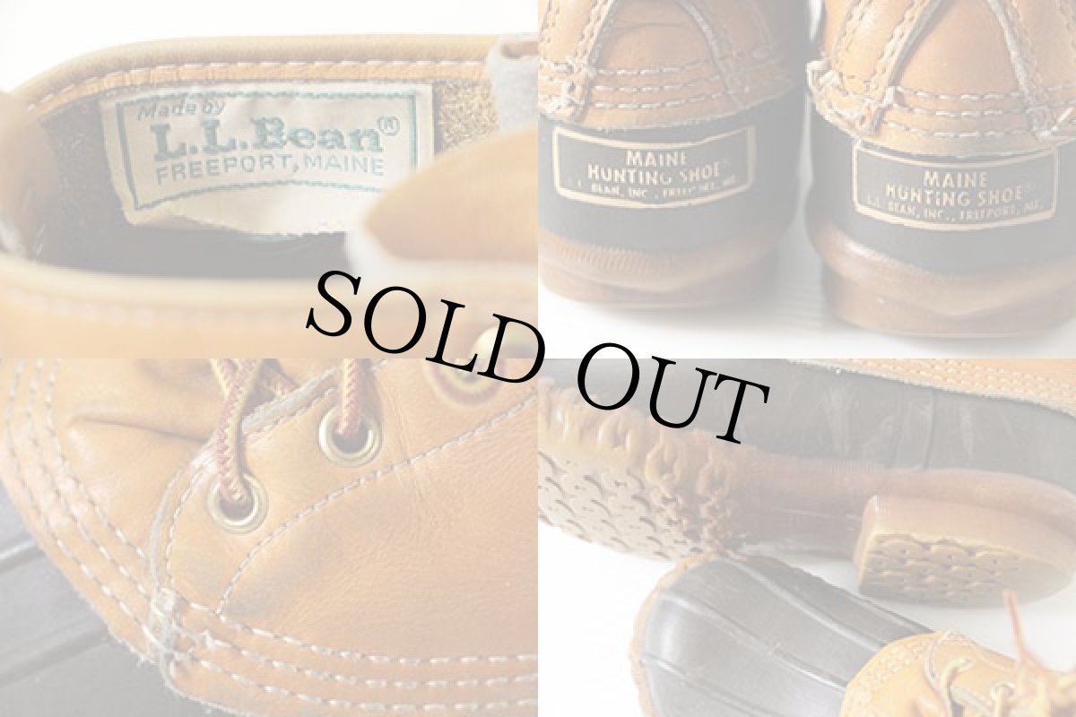 画像4: 80s USA製 L.L.Bean メインハンティング 5ホール ビーンブーツ 5M (4)