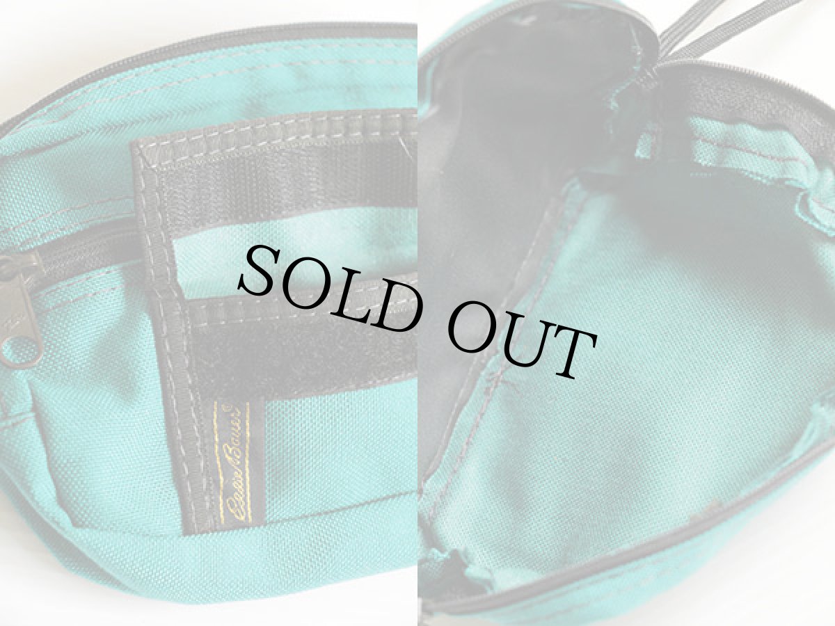 画像3: 80s EddieBauerエディーバウアー ナイロン ポーチ 緑 (3)