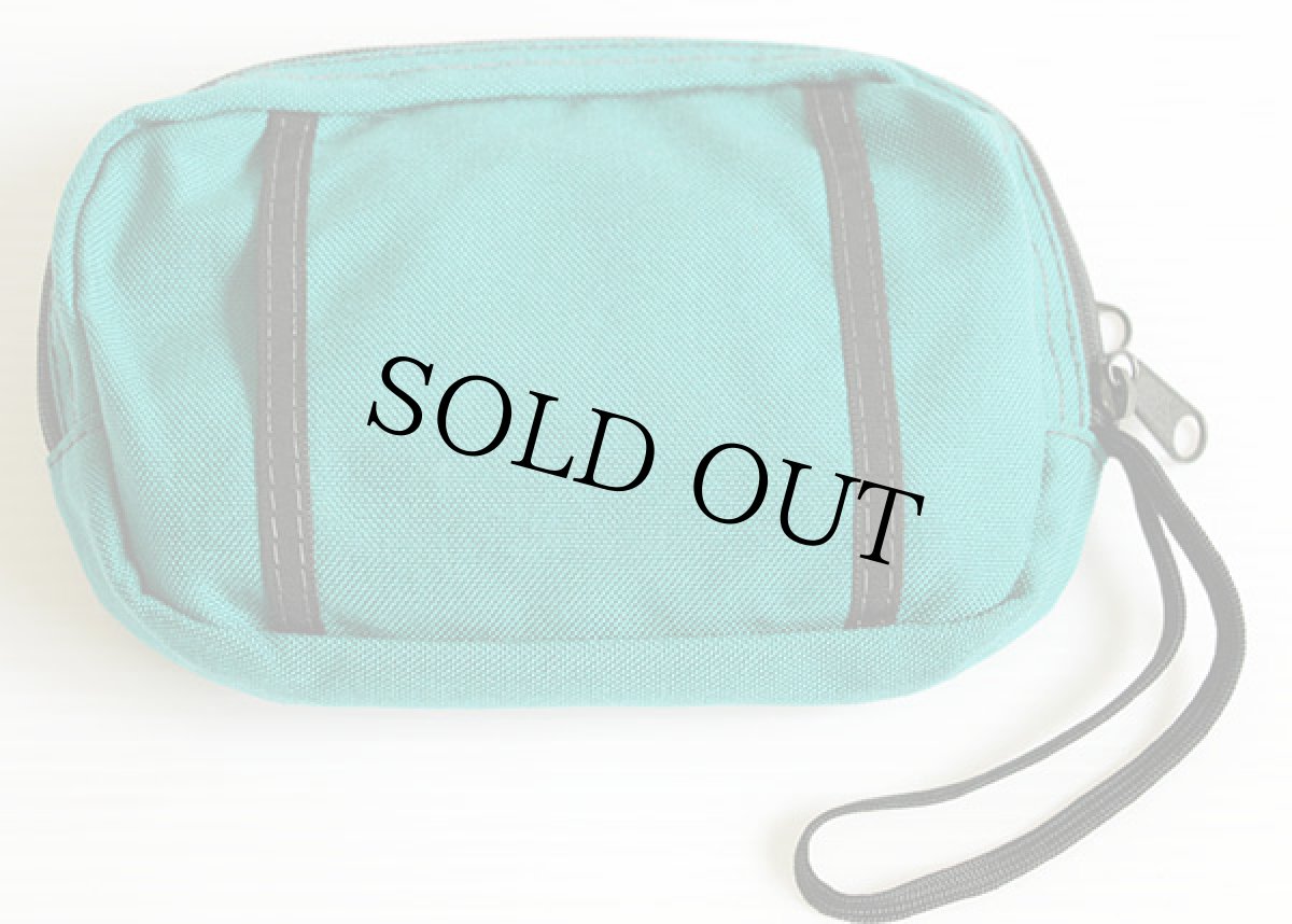 画像2: 80s EddieBauerエディーバウアー ナイロン ポーチ 緑 (2)