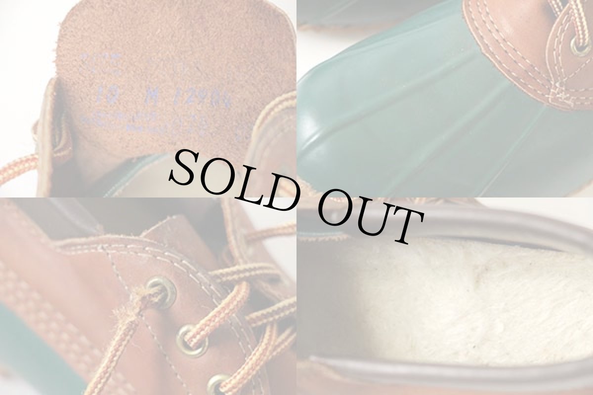 画像5: EddieBauerエディーバウアー 3ホール ガムシューズ 緑 10M★ビーンブーツ (5)