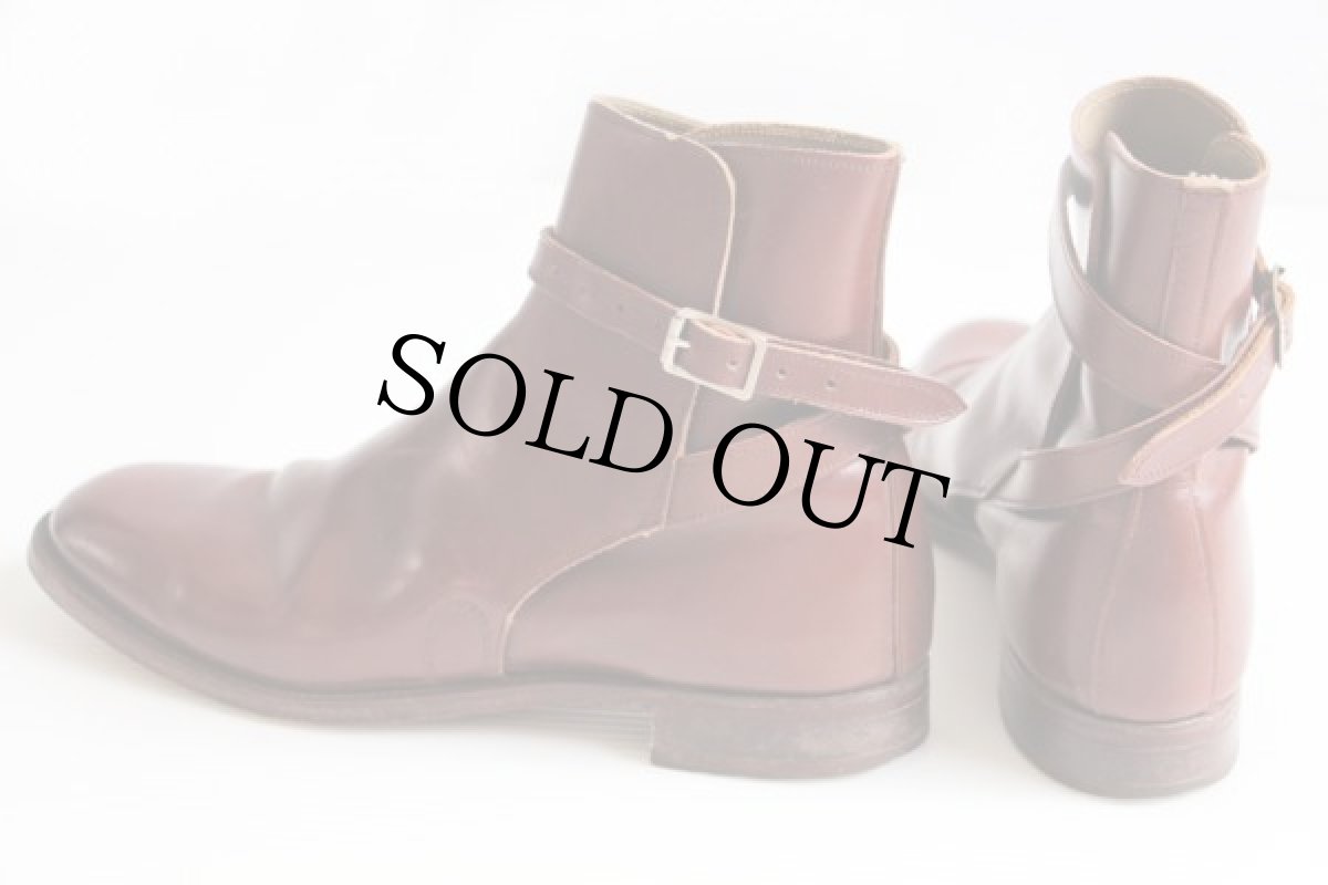 画像2: ビンテージ 英国製 Marlboro ジョッパーブーツ 赤茶 8B (2)