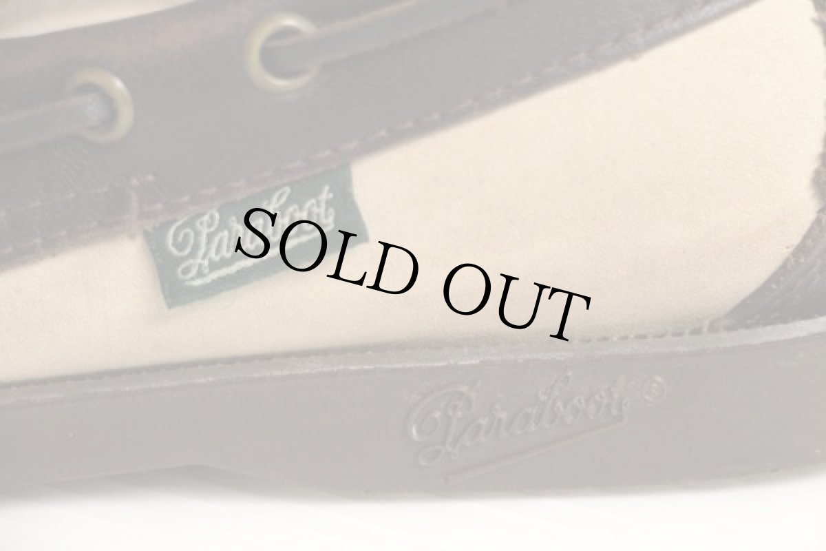 画像5: フランス製 Parabootパラブーツ ツートン モカシン ヌバック レザー デッキシューズ (5)