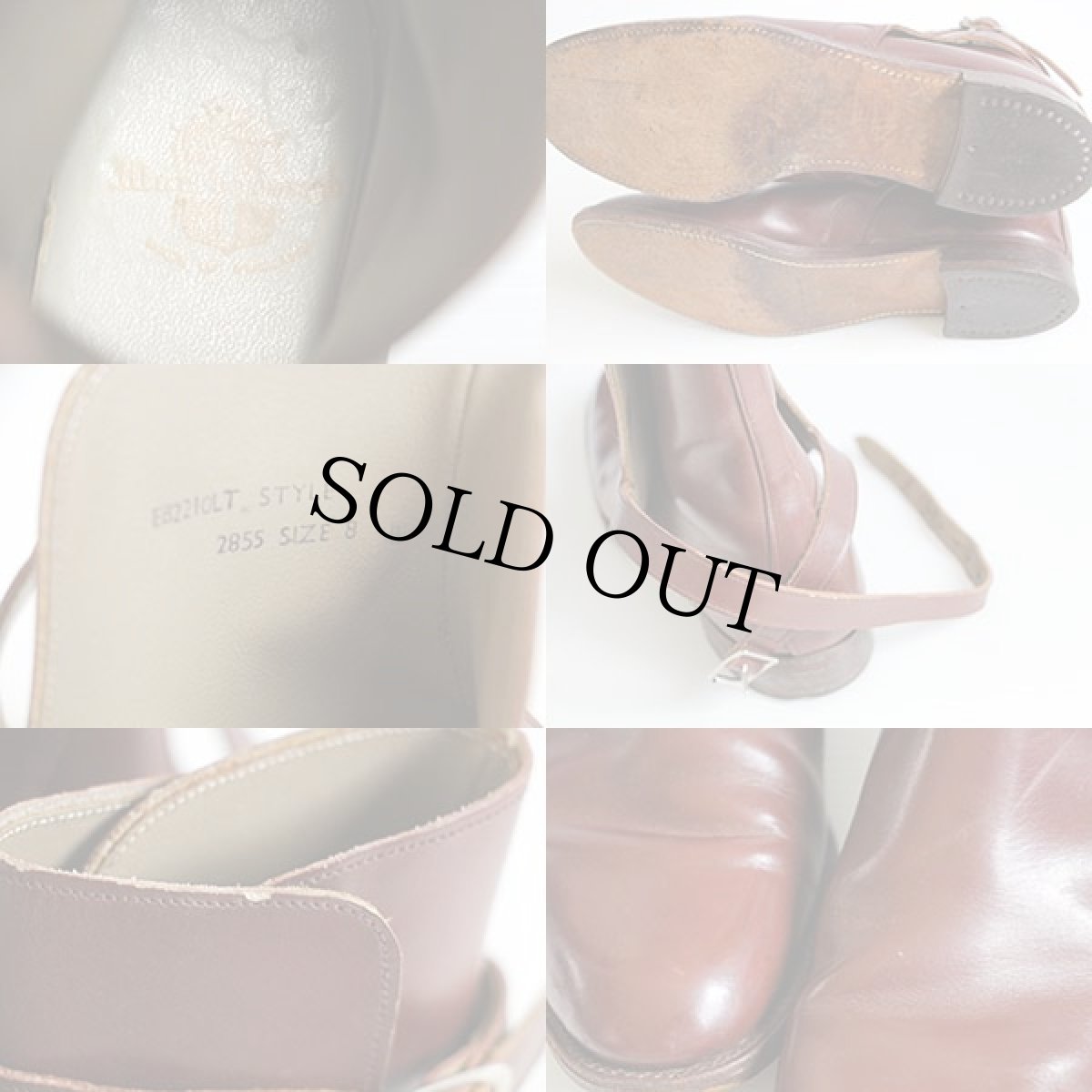 画像3: ビンテージ 英国製 Marlboro ジョッパーブーツ 赤茶 8B (3)