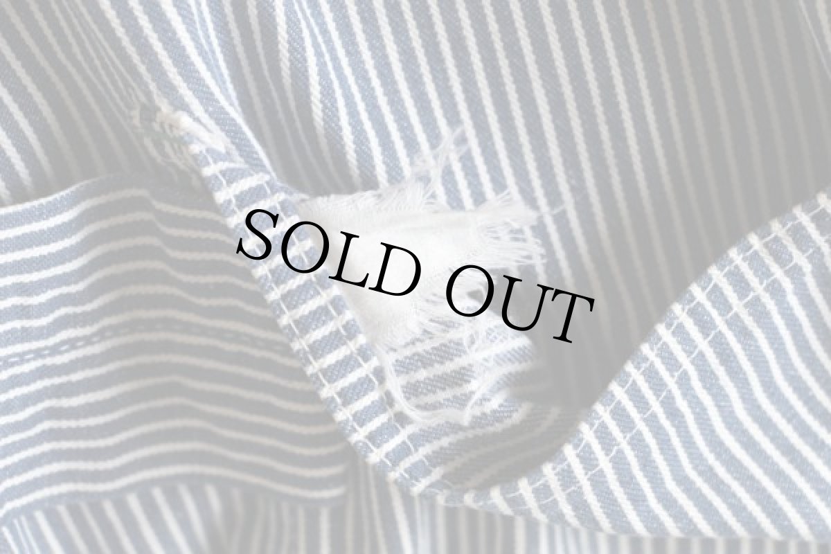 画像6: 60s OSHKOSH B'GOSH エプロン付き ヒッコリー ストライプ ダブルニー オーバーオール (6)