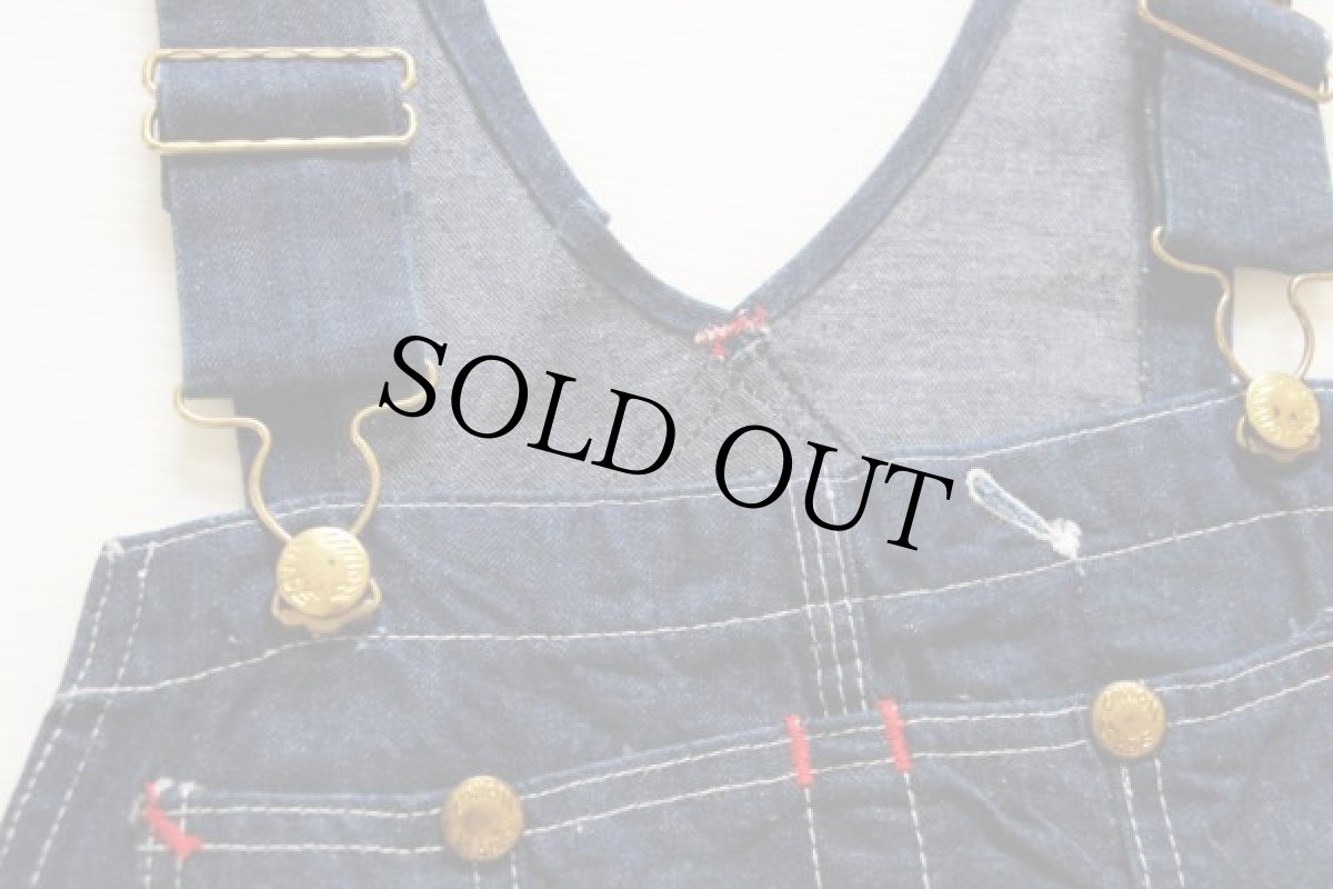 画像4: 60s UNION MADE インディゴ デニム オーバーオール (4)