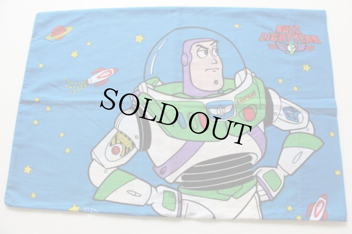 画像2: 90s USA製 DISNEYディズニー トイストーリー Woody × BUZZ LIGHTYEAR ピローケース (2)