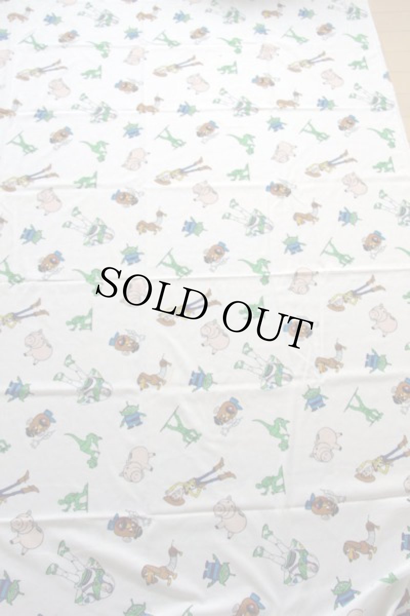 画像2: 90s USA製 DISNEYディズニー トイストーリー フラットシーツ (2)