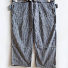 画像7: 60s OSHKOSH B'GOSH エプロン付き ヒッコリー ストライプ ダブルニー オーバーオール (7)