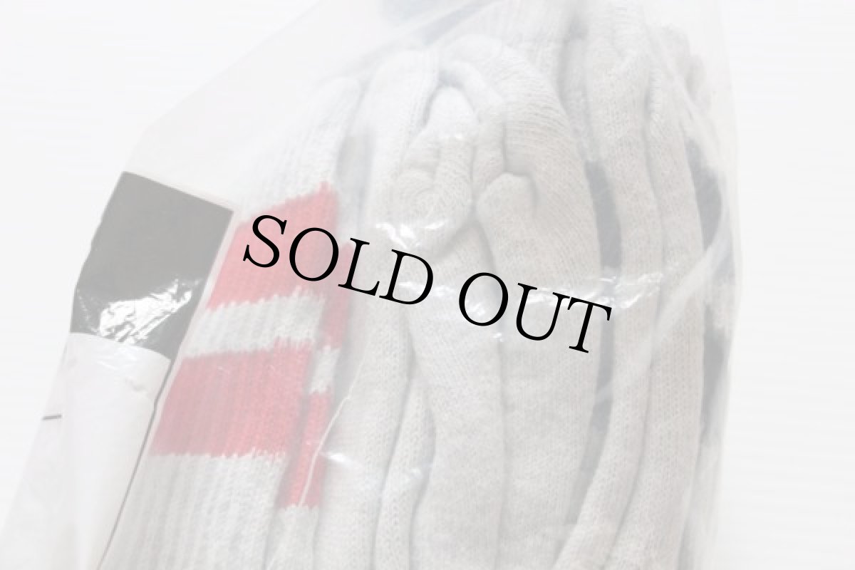 画像3: デッドストック★90s USA製 TREND BASICS 無地×ライン入り チューブソックス グレー 10-13 6パック★靴下 (3)