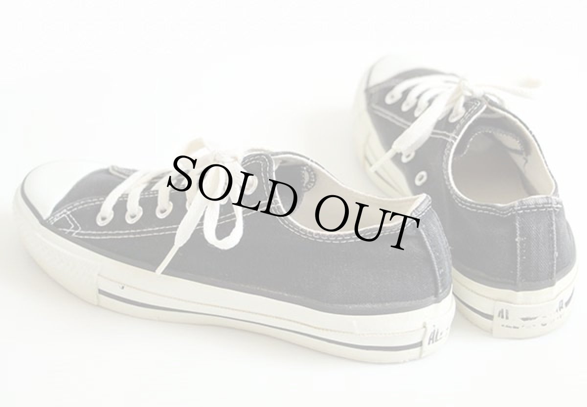 画像2: 90s USA製 CONVERSEコンバース ALL STARオールスター Low 黒 7 (2)