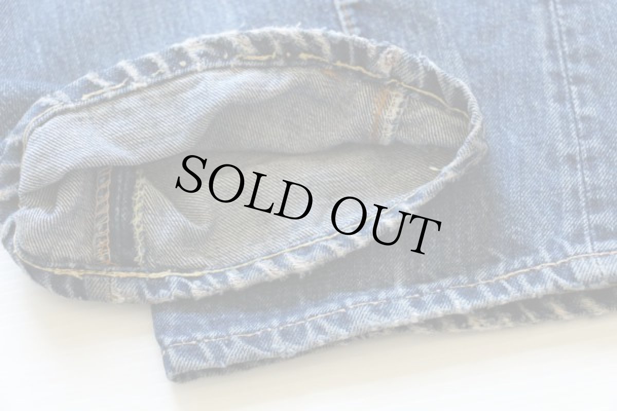 画像6: 70s LEVI'Sリーバイス 517 BIGE デニムパンツ w29★ブーツカット (6)