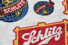 画像5: 70s Schlitz 総柄 リンガーTシャツ (5)