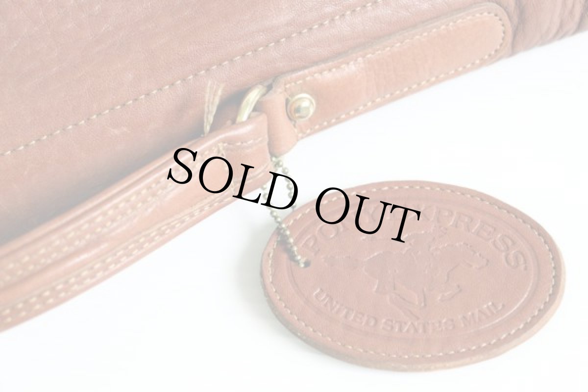 画像4: PONY EXPRESS U.S.MAIL レザー メールバッグ 茶 (4)