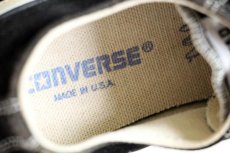 画像5: 90s USA製 CONVERSEコンバース ALL STARオールスター スエードレザー Low 黒 6.5 (5)