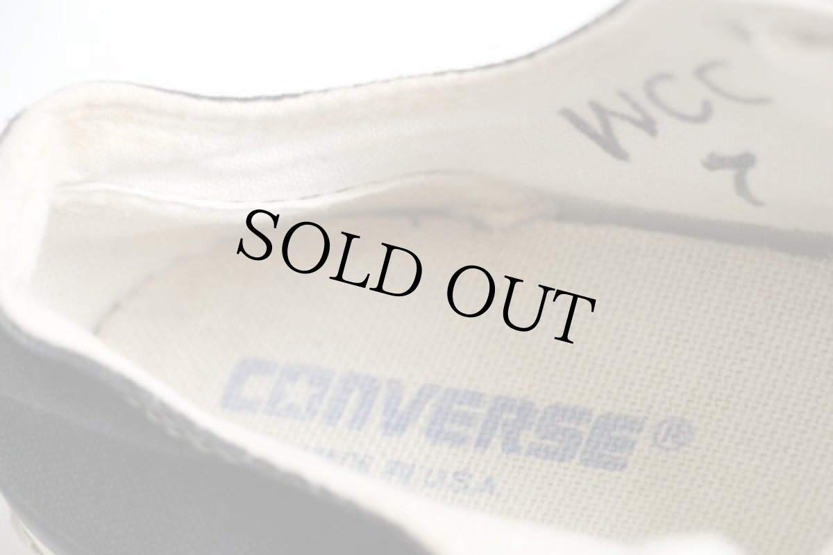 画像5: 90s USA製 CONVERSEコンバース ALL STARオールスター Low 黒 7 (5)